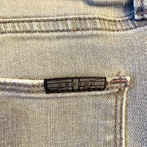 - 🩷HOST PICK!🩷 Hudson Blair straight ankle kick flair jeans. Unfinished he… - Picture 5 of 10